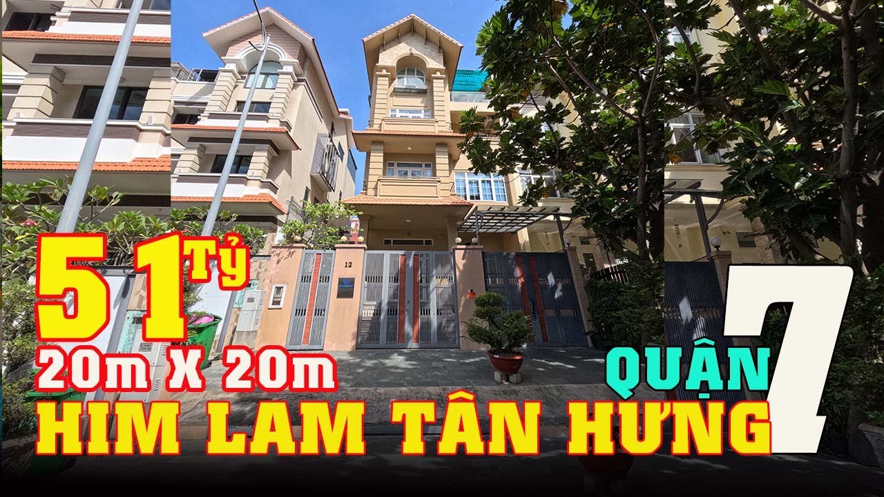 Bán biệt thự him lam tân hưng quận 7 | Giá bán 51 Tỷ | Liên hệ 0909114986