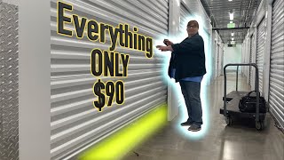 Abandoned Storage Unit Auction! EVERYTHING ONLY $90.. CAN'T Believe It!
