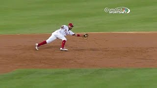 SF@PHI: Blanco dives to snag a grounder at third