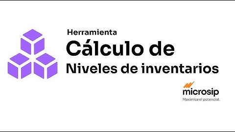 Cálculo automático de niveles de inventario - Microsip 2022