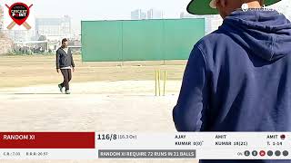 The Lions Club vs Random XI Live Cricket Match | Cricket Point Weekday Morning S-19 Live - Cricket