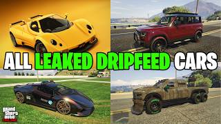 ALL New Leaked Dripfeed Cars Coming to GTA Online! New GTA DLC!