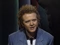 Capture de la vidéo Simply Red (Mick Hucknall) On Vh1'S Entertainment Watch 1989