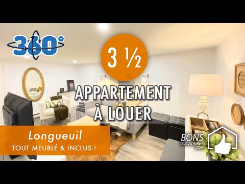 Appartement à louer / Visite virtuelle 360 / Apartment Tour/ Longueuil 3 ½ (BonsLocataires.com)