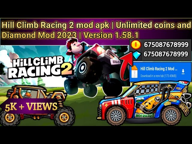 Hill Climb Racing 2 (Mod Unlimited Money/Diamond) 1.58.1