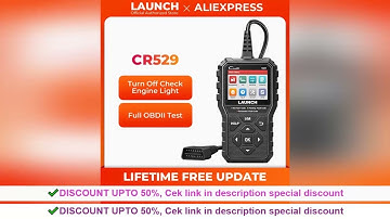 New launch Creader 529 OBD2 Scanner Automotive Diagnostic Tool OBDII Code Reader Fault Code Read OBD