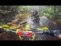 Motocross Bikes in the Creek