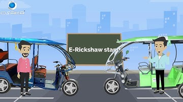 E rickshaw | Top 2d animation video maker | nikk animators