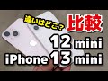 iPhone 13 mini・iPhone 12 mini そんなに変わらない？どっちがいいか価格・ディスプレイ・性能・バッテリー持ち・カメラの画質の違いを比較