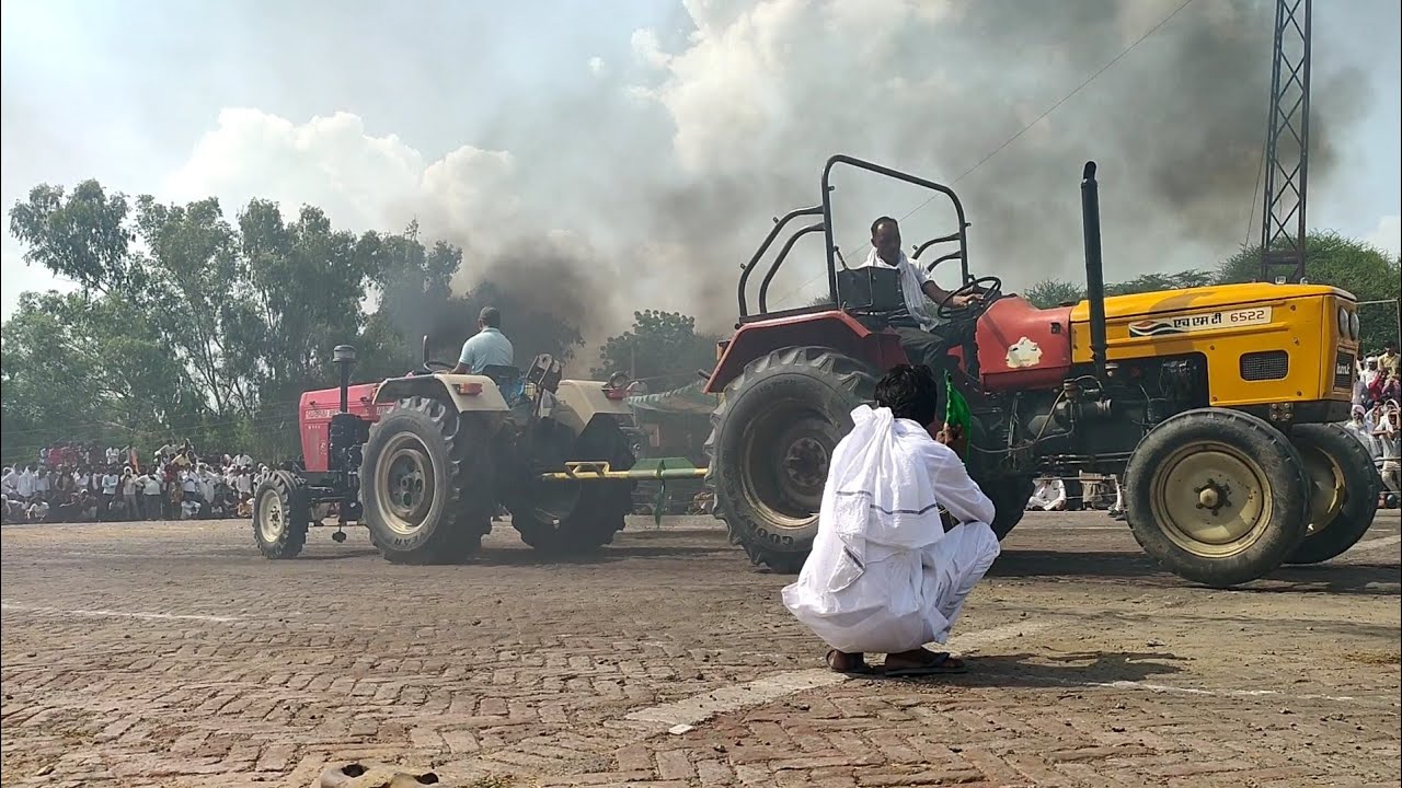 hmt 6522 v/s swaraj 855 || tracter tochan muqabla || full fight