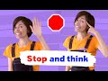 Stop and think song  making good choices  self control song for preschool  kindergarten