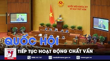 Quốc hội tiếp tục hoạt động chất vấn ngày 8/6 - VNEWS