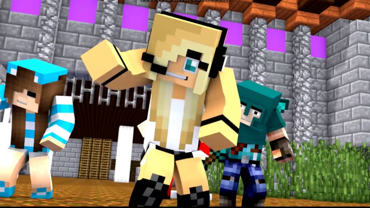 Minecraft Songs: "Fight Like a girl" ft, Little Square 