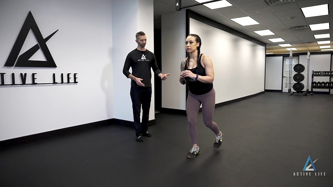 Чередующиеся обратные выпады