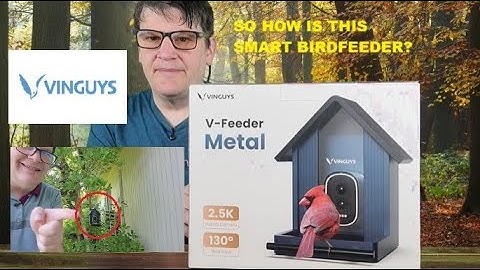 VINGUYS Smart Bird Feeder w/ Camera V-Feeder Metal Unboxing, Assembly, & Review!