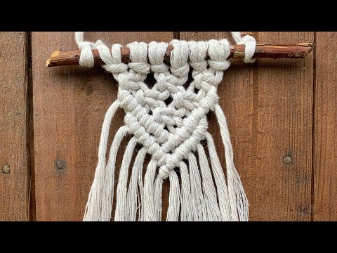 💫Fast macrame wall hanging😱