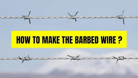 How to make the barbed wire? | CS-C Barbed Wire Machine | New type