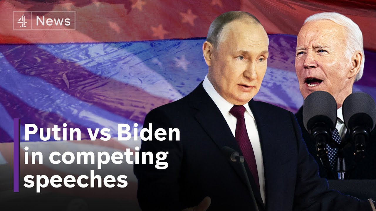 Russia-Ukraine War: Putin and Biden face off in competing speeches