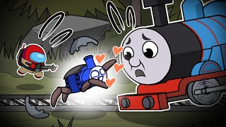 CHOO CHOO CHARLES vs THOMAS & GHOSTBUSTERS 4 EP.3 l Among Us Animation screenshot 5