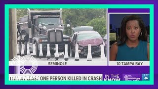 At least 1 person killed in crash on 102nd Avenue in Seminole