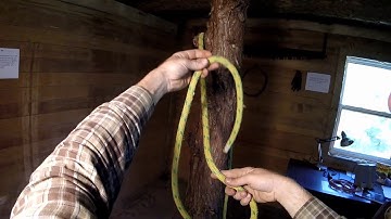Bowline and Running Bowline - Overhand Flip Method: Left-hand version