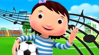 Soccer Song! +More Nursery Rhymes and Kids Songs | Little Baby Bum