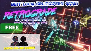 Retrograde Arena [Free Game] - How to Play Local Multiplayer Versus [Gameplay]