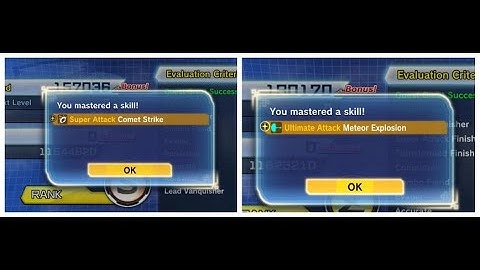 How To Get Meteor Explosion And Comet Strike On Dragon Ball Xenoverse 2!