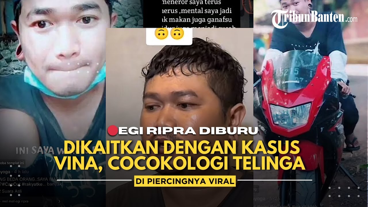 Egi Ripra 🔴Egi Ripra sosok Pegi Telinga Dipiercing Diduga Pelaku Kasus Pembunuhan ...