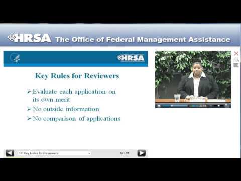 HRSA Competitive Application Review Process