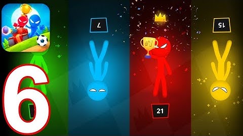 Stickman Party 2 3 4 - Gameplay Walkthrough Part 6 - Random Tournament Championship (Android, iOS)