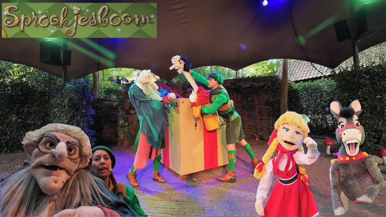 Nieuwe Sprookjesboom Show Een Cadeau in het Sprookjesbos Multicam Efteling Park Show 4K #efteling