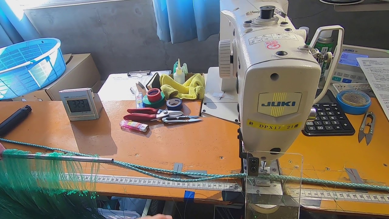 刺し網ミシン仕立２０２１，その１