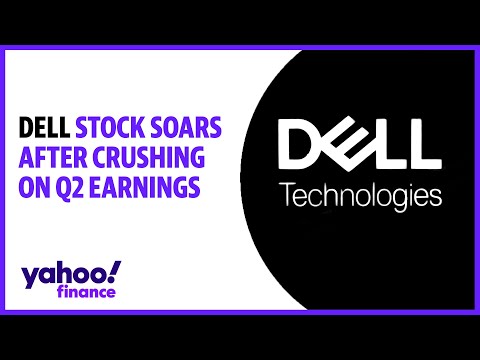 Dell stock soars after crushing on q2 earnings