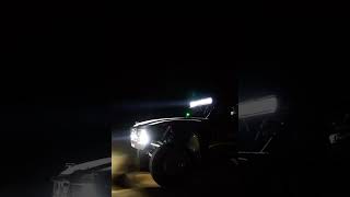 Alan Ampudia probando las luces para la baja 1000 sanfeloracing trophytruck carreras score