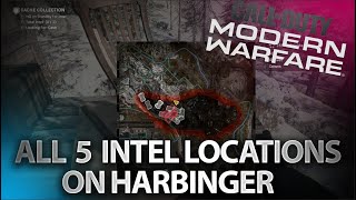 All 5 locations of hidden intel on operation Harbinger, spec ops modern warefare