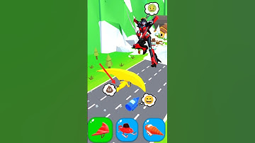 Shape shifting game level - 48 hyper casual game #shapeshifting #gameplay #funny #car #jcb