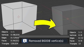 How To Remove Duplicate Vertices | Blender Tips