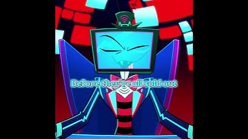 His head is as flat as Vaggie’s chest || #foryou #hazbinhotel #Vox #voxedit #hazbinhoteledit #edit