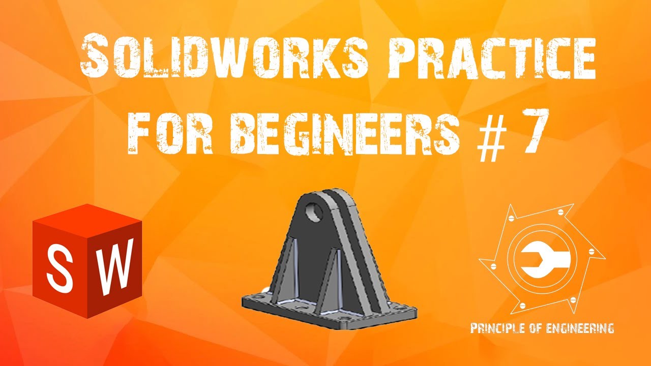 SolidWorks Tutorial for beginners Exercise 7 - YouTube