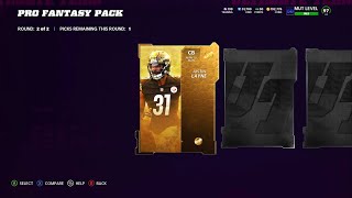 GOLDEN TICKET PULL OUT OF PRO FANTASY - MADDEN 22