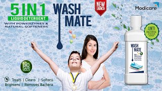 Modicare washmate 5in1 liquid detergent I benefits, Usage & demo in hindi screenshot 1