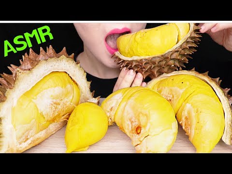 ASMR DURIAN *EXOTIC FRUIT* EXTREME EATING SOUNDS 두리안, 천국의 맛 지옥의 냄새 두리안 먹방 NO TALKING