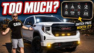 My GMC Sierra Electrical Build Went WAY Too Far (Switch Pros, Off-Road Lights, and Strobes!)