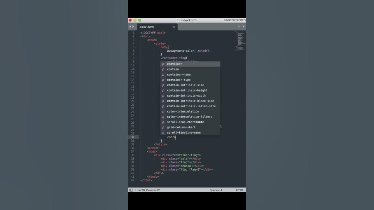 Flag || HTML CSS || (Source Code Link in first comment) || #html #css ...