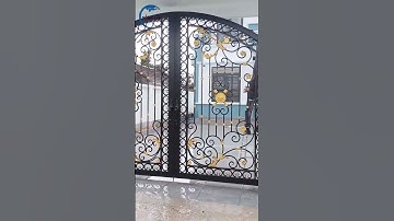 mẫu cổng sắt mỹ thuật đẹp bất chấp thời tiết cho các bác