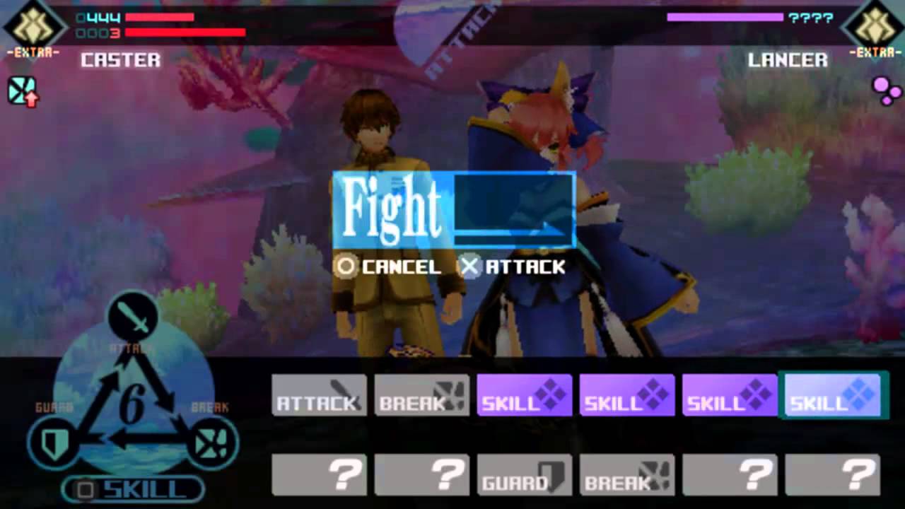 Fate/Extra Rani Route Week 6 Caster(Extra) vs Lancer [Rin] - YouTube