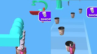 Coffee Cup Stack 3D Max LEVEL 🌈🌆 Gameplay All Levels Walkthrough iOS, Android New Game screenshot 3
