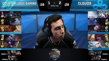 CLG vs C9 game 4  Highlights | Regional Qualifier Day 3 | NA LCS summer Split | Cloud9 vs CLG