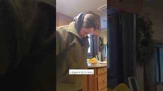 🥶 -7°F 🥶 A Winter RV Life Morning 🥶 #shorts #rvlife #rvfulltime #wintercamping